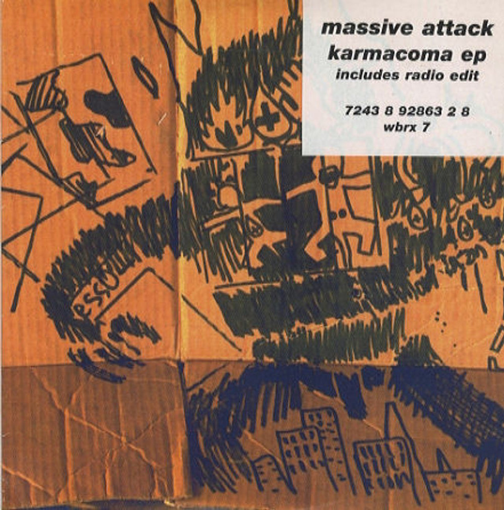 Massive Attack Karmacoma EP UK CD single (CD5 / 5") WBRX7