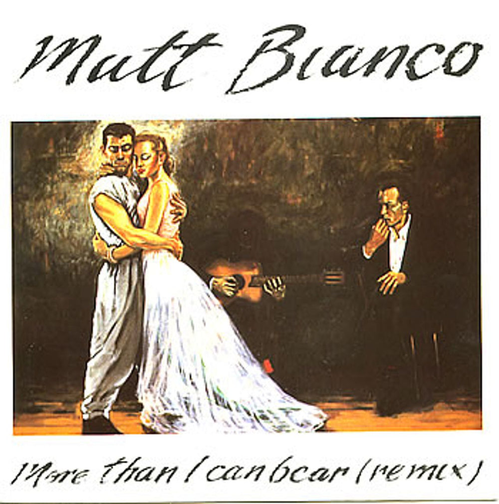 Matt Bianco More Than I Can Bear (Remix) UK 7" vinyl single (7 inch record / 45) YZ34