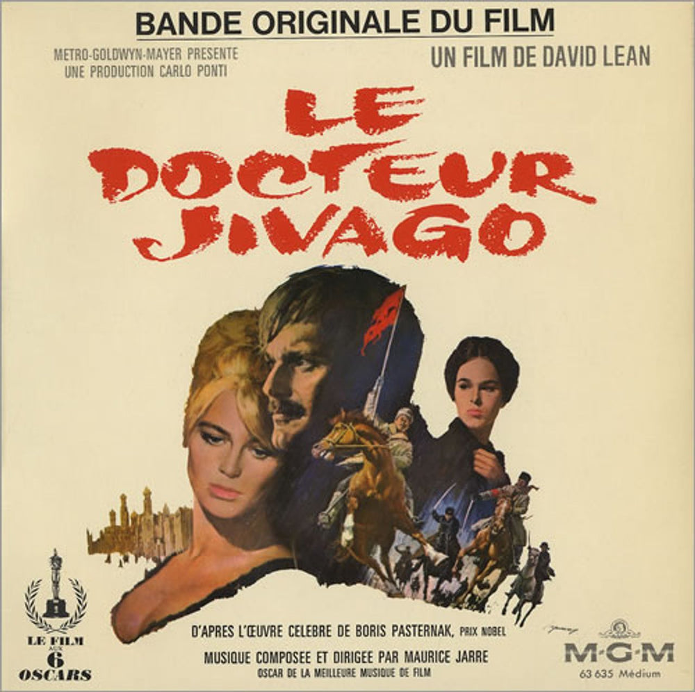 Maurice Jarre Le Docteur Jivago EP - Injection Moulded French 7" vinyl single (7 inch record / 45) 63635