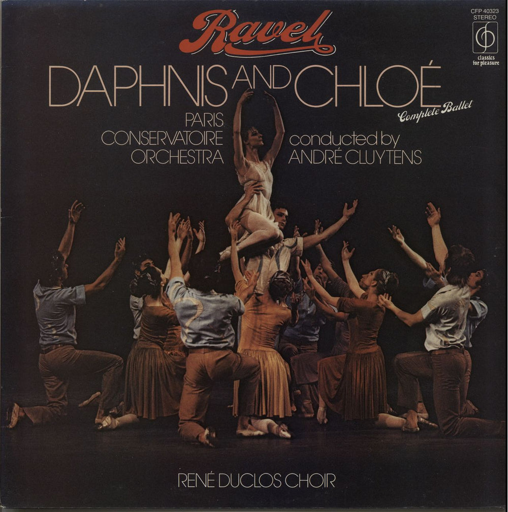 Maurice Ravel Daphnis & Chloé UK vinyl LP album (LP record) CFP40323