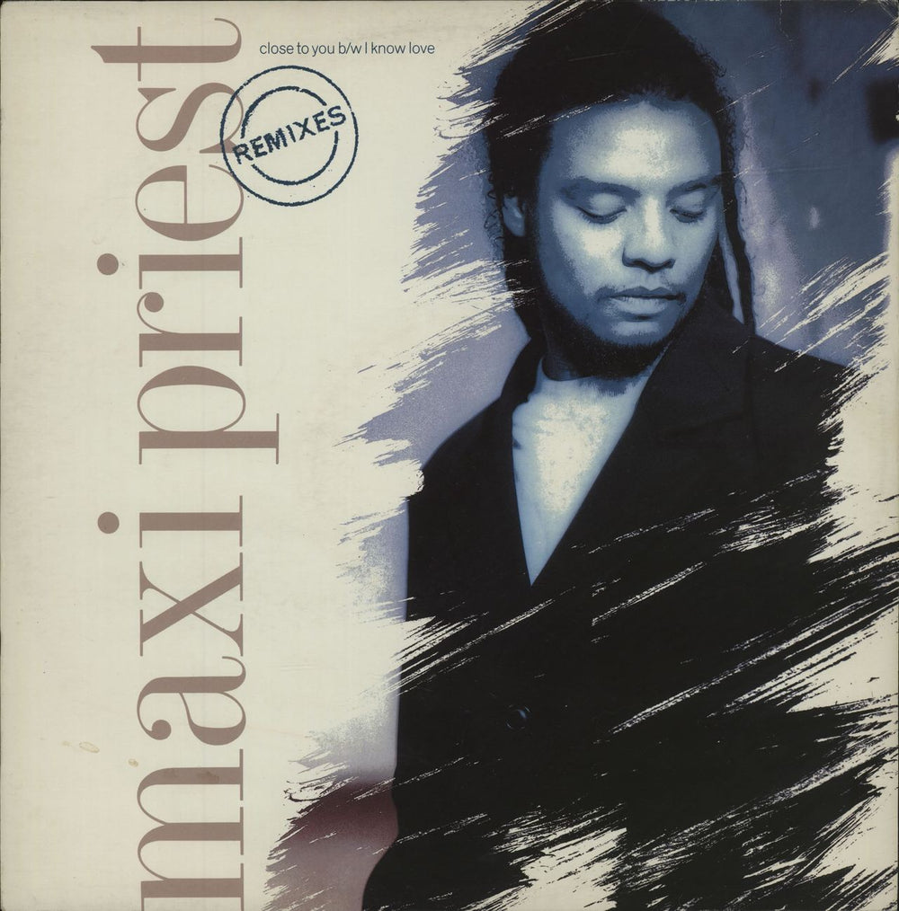 Maxi Priest Close To You (Remixes) UK 12" vinyl single (12 inch record / Maxi-single) TENR294