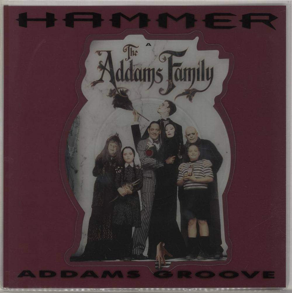 MC Hammer Addams Groove UK shaped picture disc (picture disc vinyl record) CLPD642