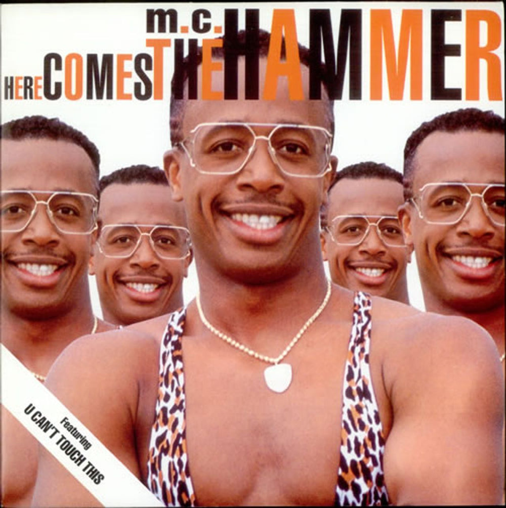 MC Hammer Here Comes The Hammer UK 7" vinyl single (7 inch record / 45) CL610