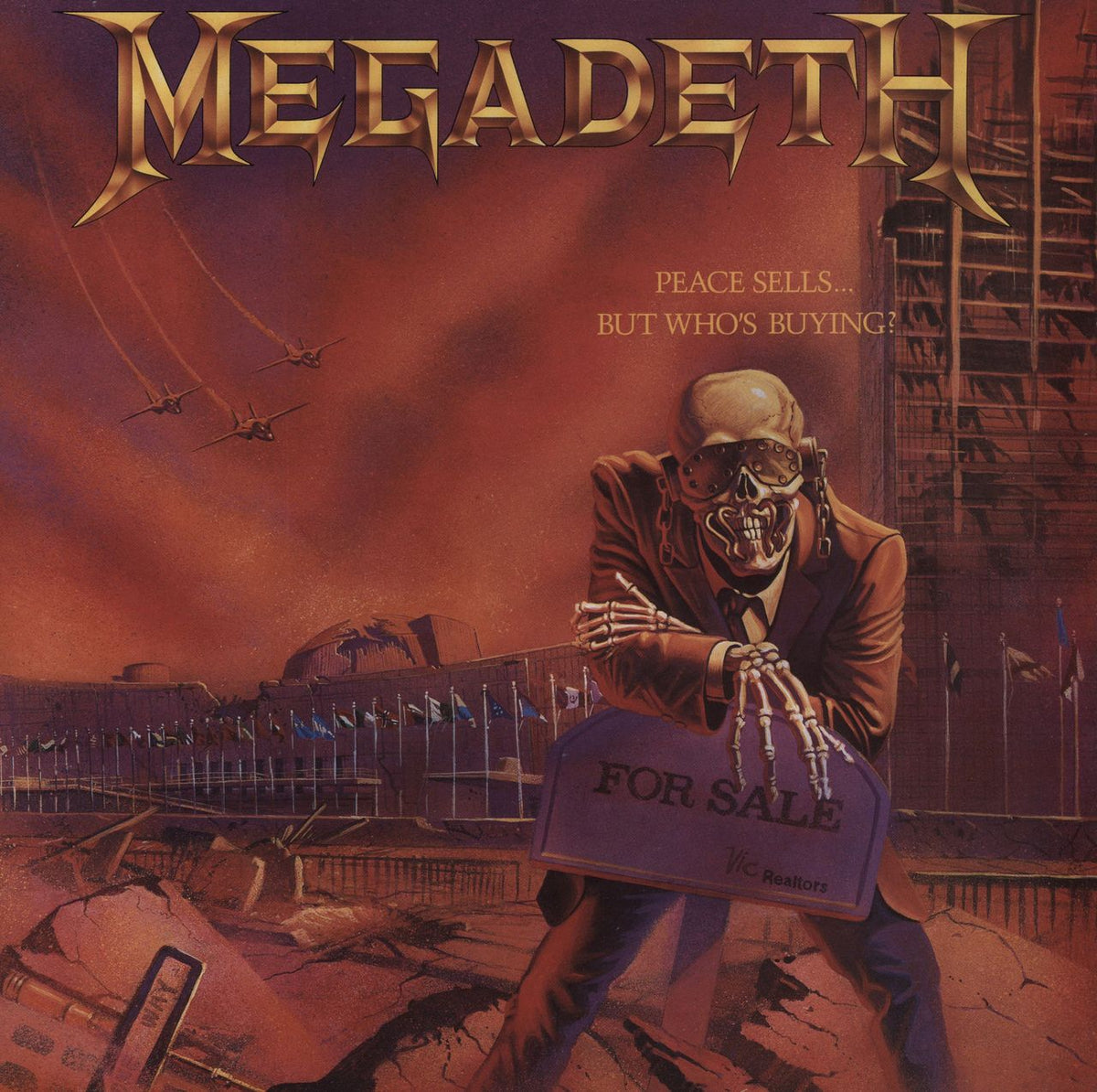 Megadeth Peace Sells... But Who's Buying UK Vinyl LP — RareVinyl.com