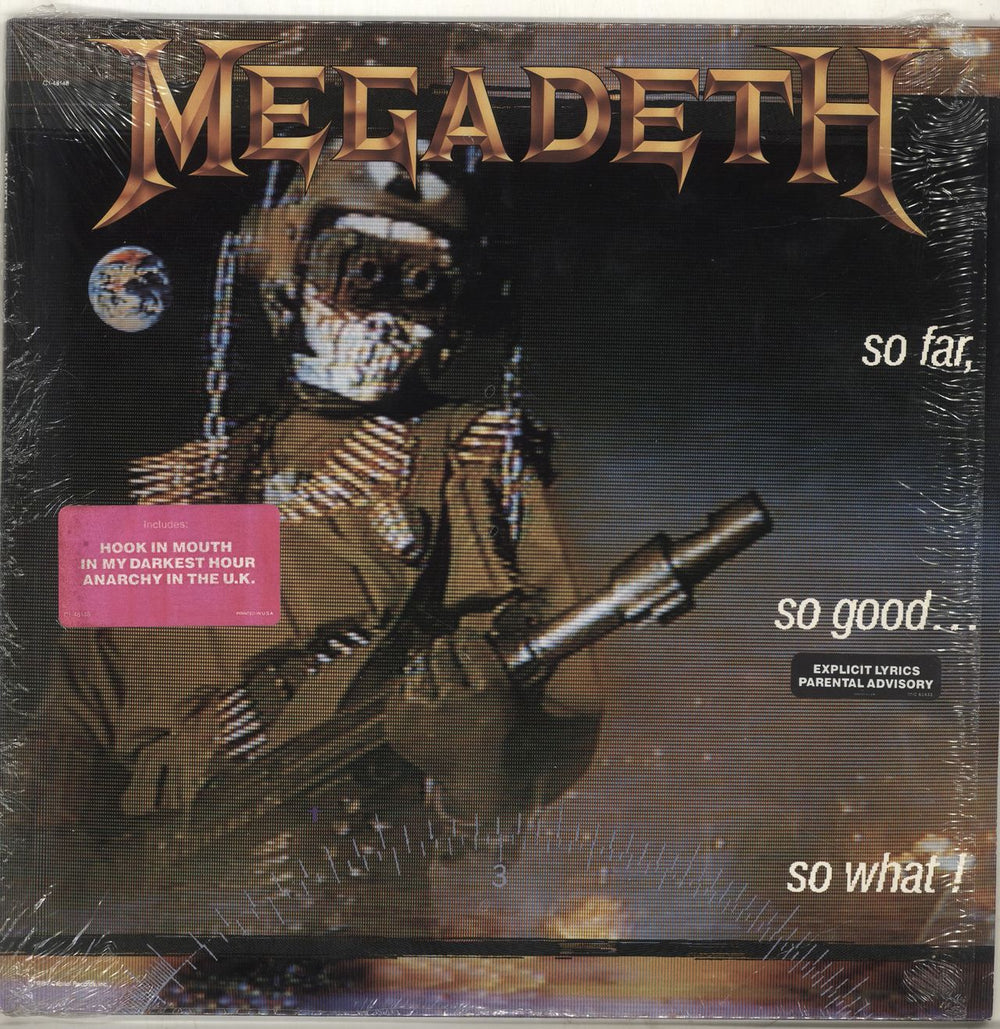 Megadeth So Far, So Good... So What! US vinyl LP album (LP record) C1-48148