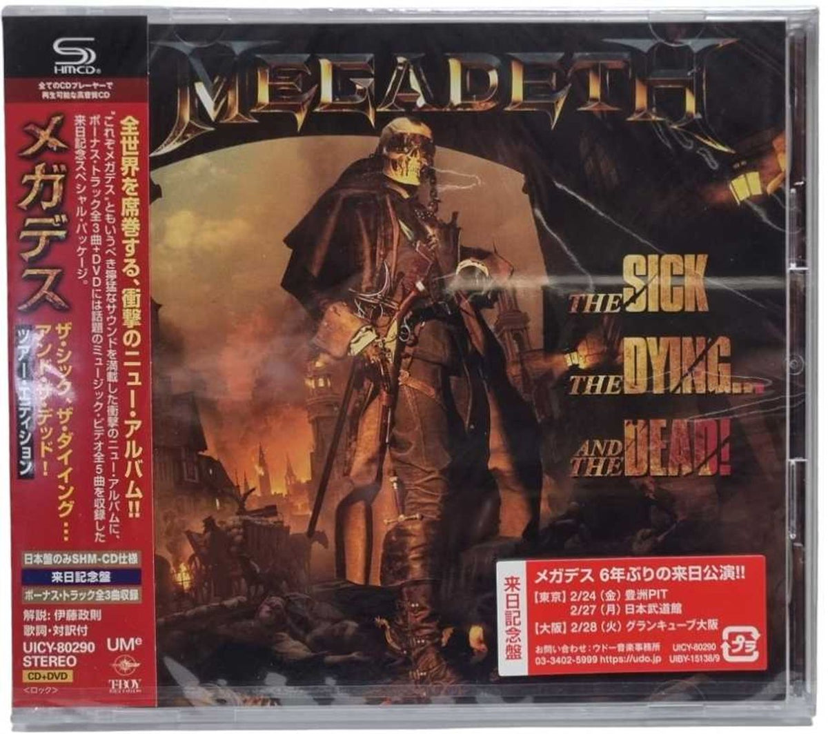 Megadeth The Sick, The Dying... And The Dead! + Poster Japanese 2-disc —  RareVinyl.com