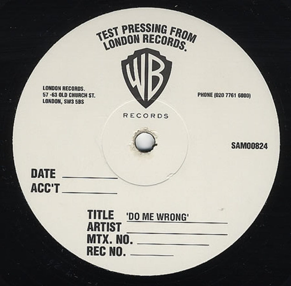 Melanie Blatt Do Me Wrong UK Promo 12" vinyl single (12 inch record / Maxi-single) SAM00824