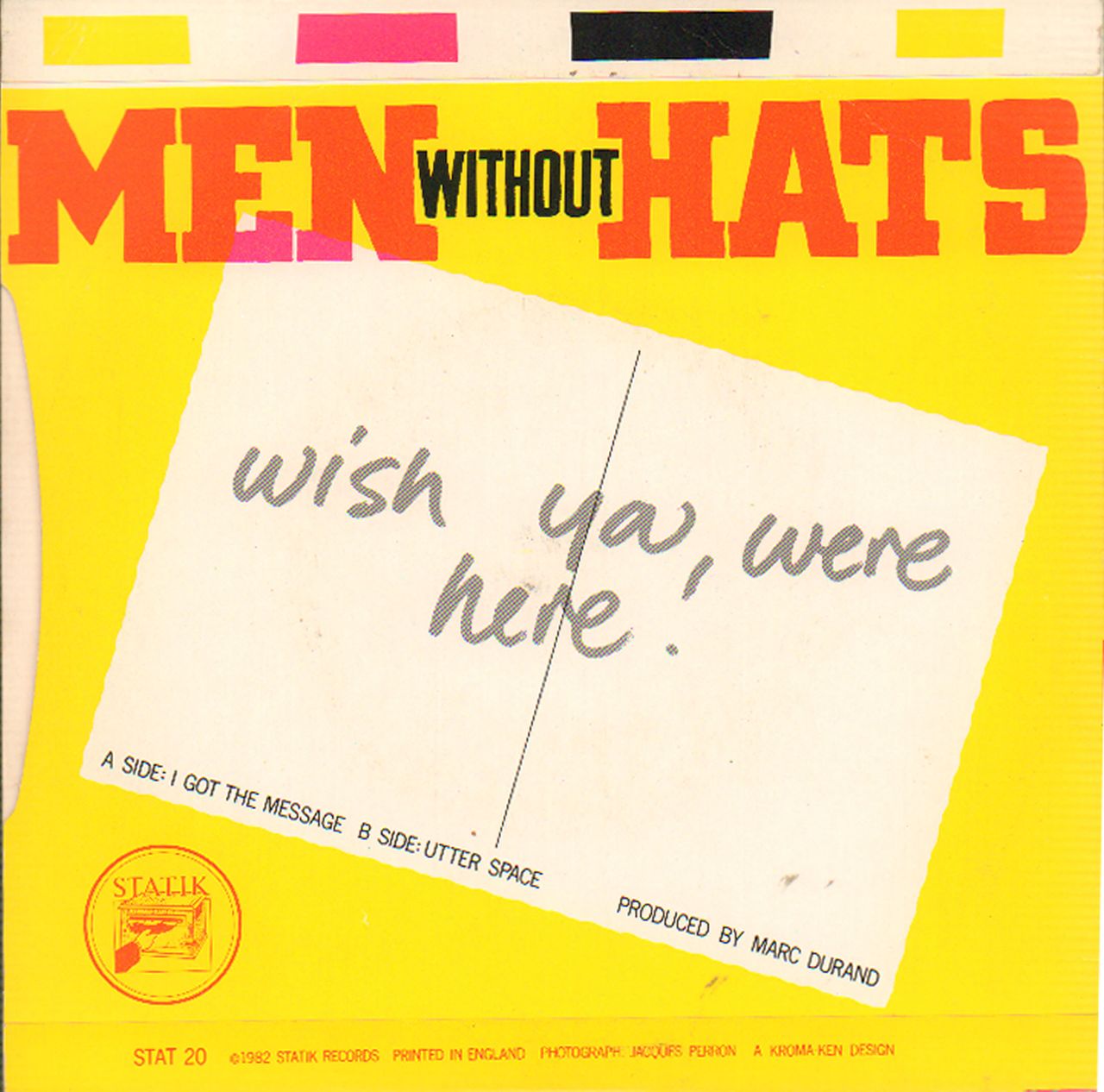 Men Without Hats I Got The Message UK 7