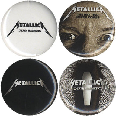 Metallica Death Magnetic - Set Of Four Badges US Promo Memorabilia —  RareVinyl.com