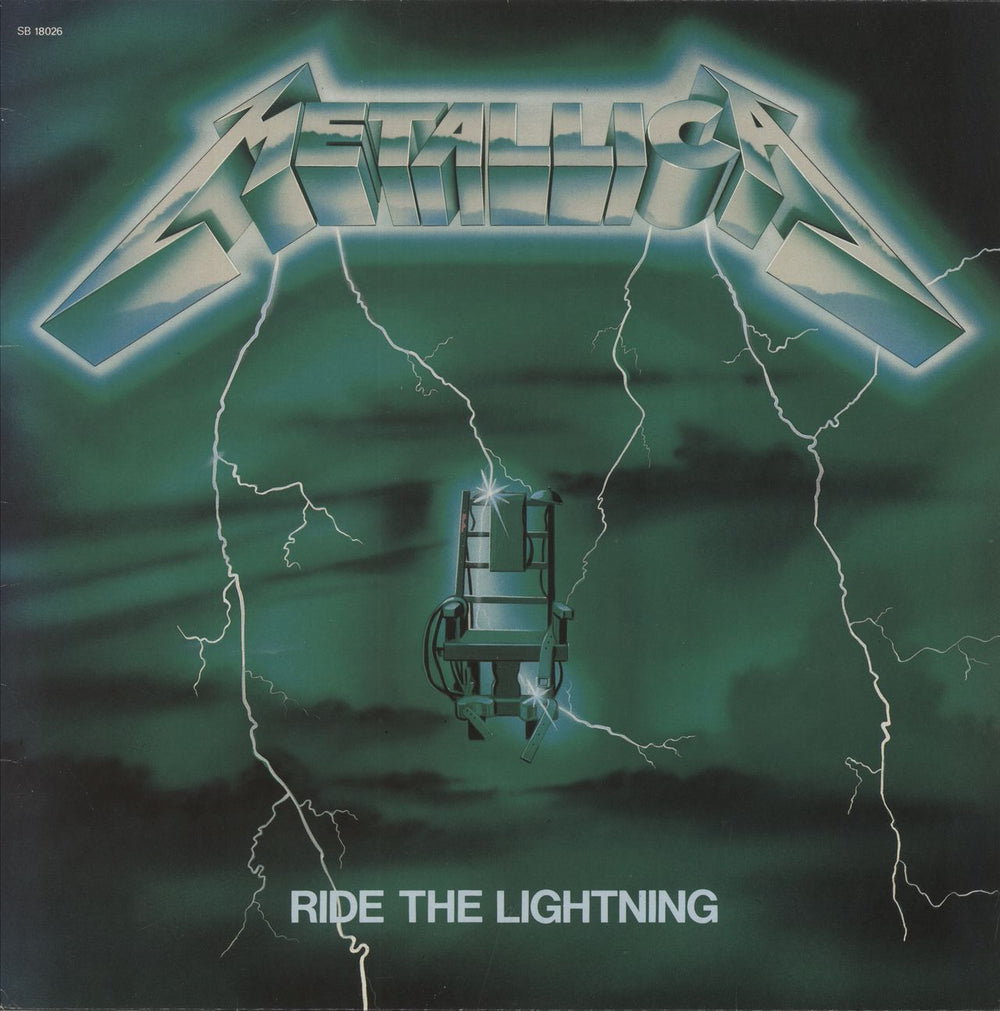 Metallica Ride The Lightning - EX French vinyl LP album (LP record) SB18026