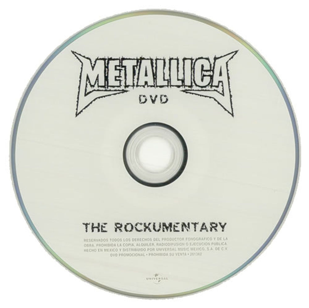 Metallica The Rockumentary Mexican Promo DVD METDDTH259235