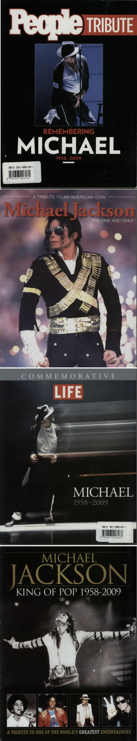 Michael Jackson A Set of Tribute Magazines UK book