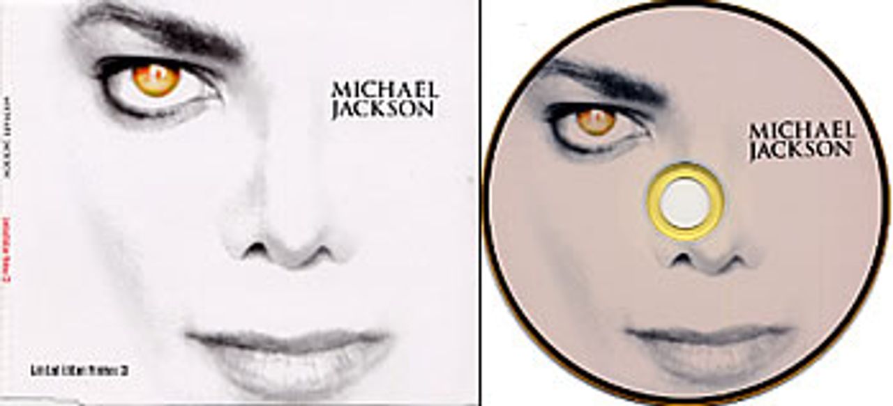 Michael Jackson Limited Edition Minimax CD - Golden Yellow Disc UK CD single