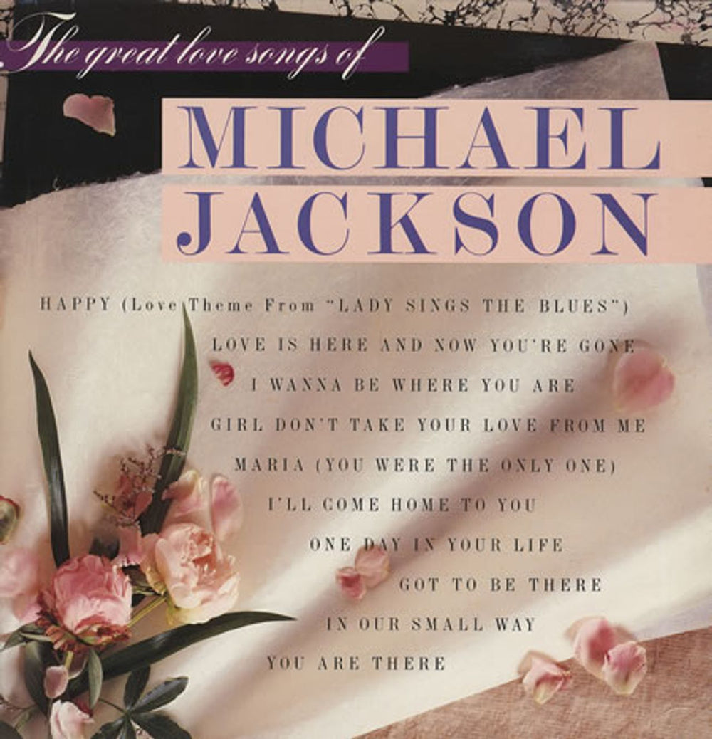 Michael Jackson The Great Love Songs Of Michael Jackson German vinyl LP album (LP record) WL72289