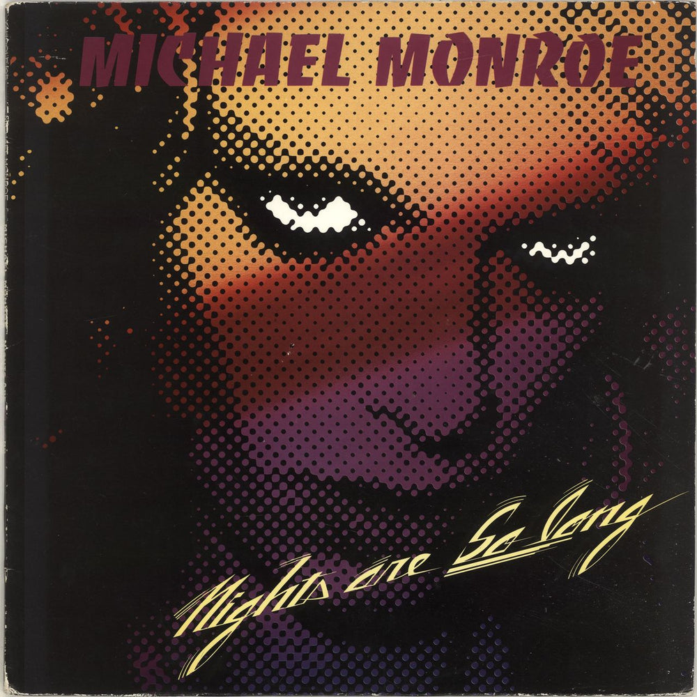 Michael Monroe Nights Are So Long Finnish vinyl LP album (LP record) YAHOOLP105