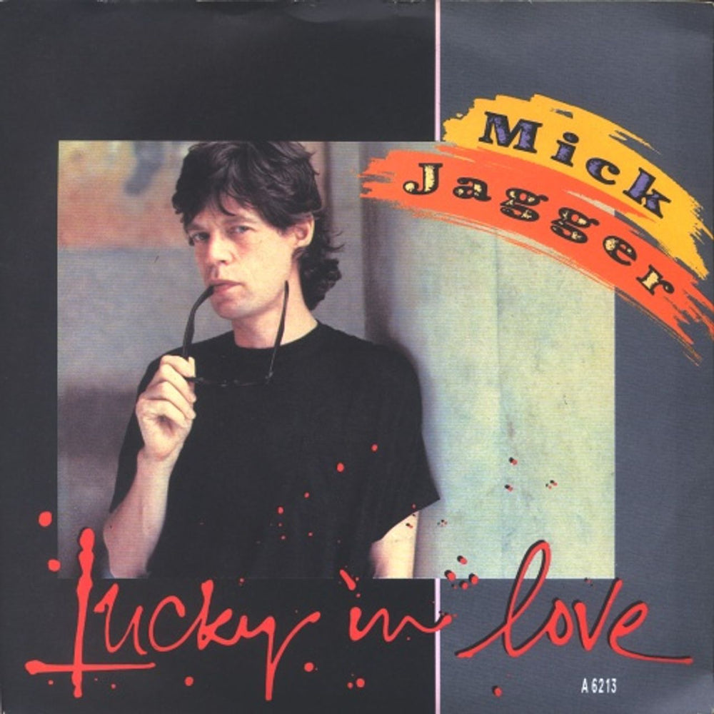 Mick Jagger Lucky In Love UK 7" vinyl single (7 inch record / 45) A6213