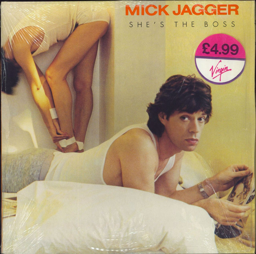 Mick Jagger She's The Boss - Shrink UK vinyl LP album (LP record) 86310