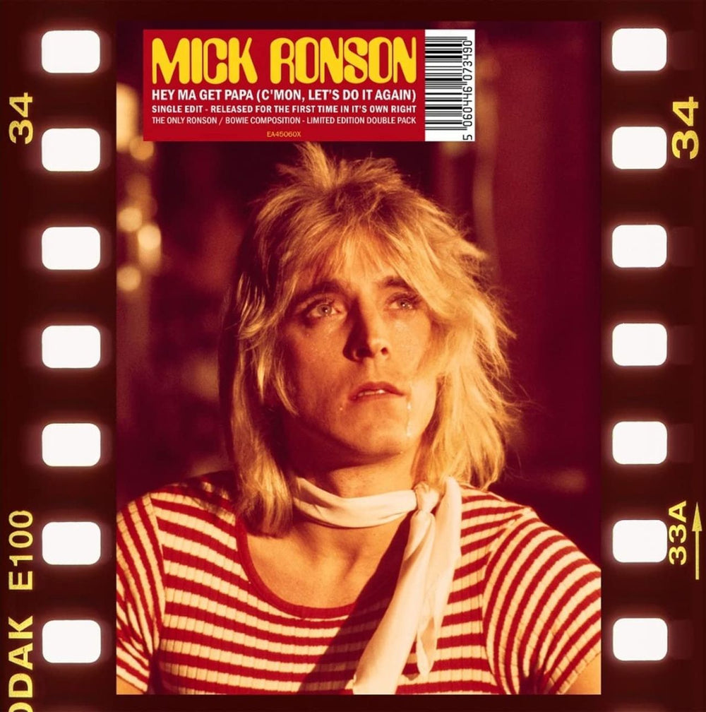 Mick Ronson Hey Ma Get Papa (C'mon Let's Do It Again) - Double Pack - Sealed UK 7" vinyl single (7 inch record / 45) EA45060X