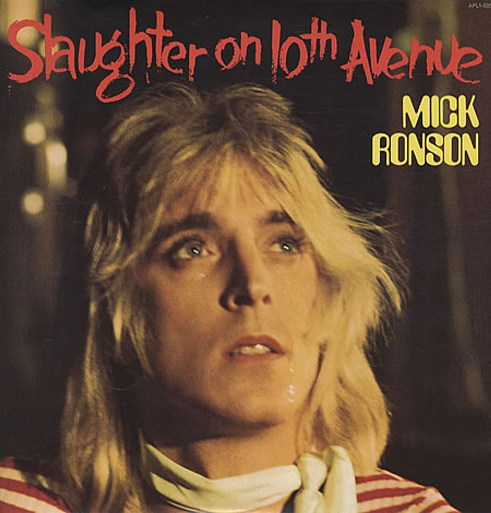 Mick Ronson Slaughter On 10th Avenue UK vinyl LP album (LP record) APL1-0353