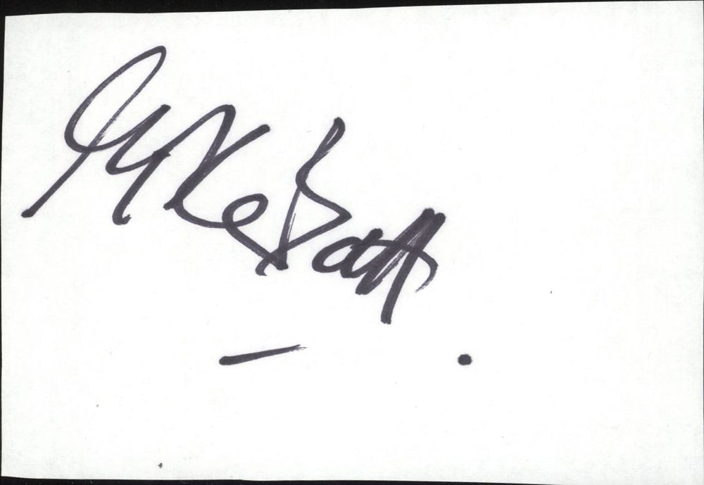 Mike Batt Autograph UK memorabilia AUTOGRAPH