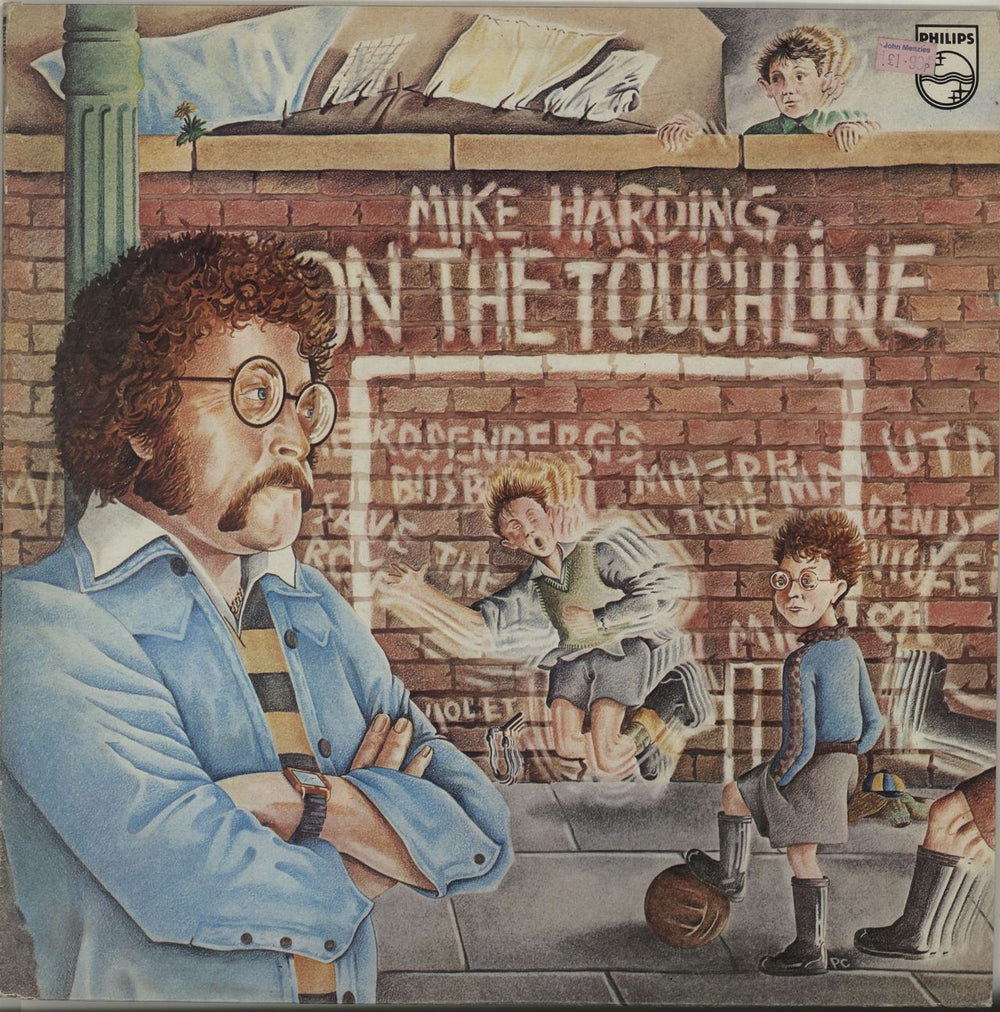 Mike Harding On The Touchline UK vinyl LP album (LP record) 9109230