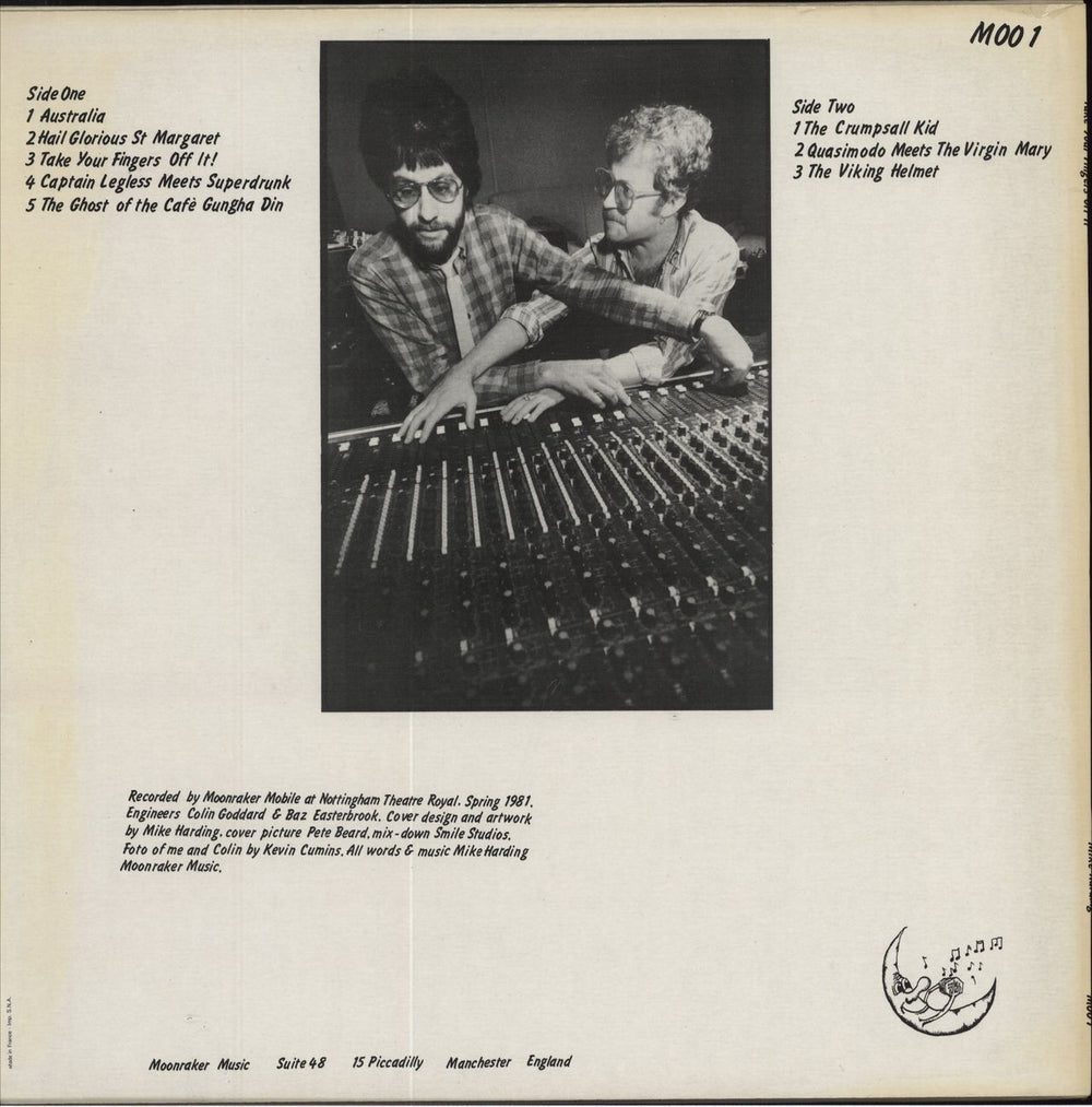 Mike Harding Take Your Fingers Off It!! + Tour Programme UK vinyl LP album (LP record)