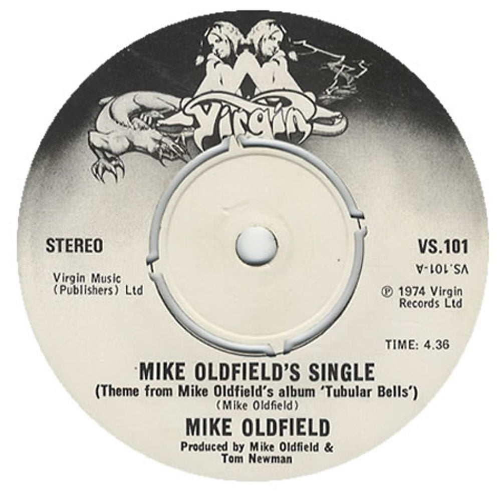 Mike Oldfield Mike Oldfield's Single UK 7" vinyl single (7 inch record / 45) VS.101