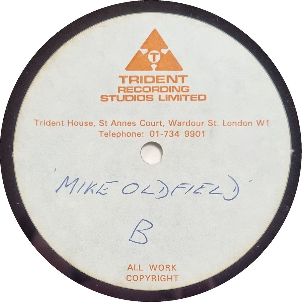 Mike Oldfield QE2 UK acetate OLDATQE817162