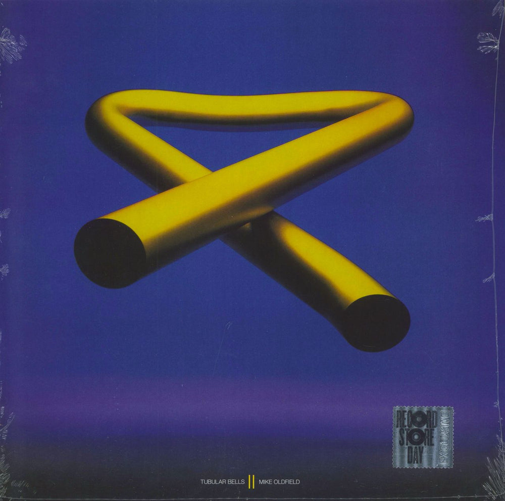 Mike Oldfield Tubular Bells II - RSD 2022 - Blue Marbled - Sealed UK vinyl LP album (LP record) 0190296509490