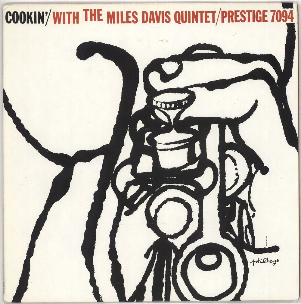 Miles Davis Cookin' With The Miles Davis Quintet US vinyl LP album (LP record) OJC-128