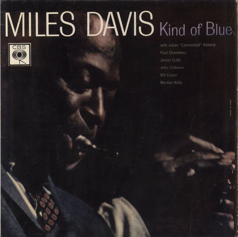 Miles Davis Kind Of Blue - 1st - Mono - VG UK vinyl LP album (LP record) BPG62066