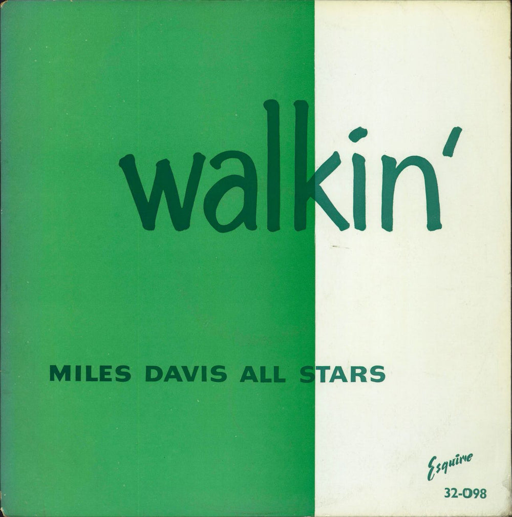 Miles Davis Walkin' UK vinyl LP album (LP record) 32-098