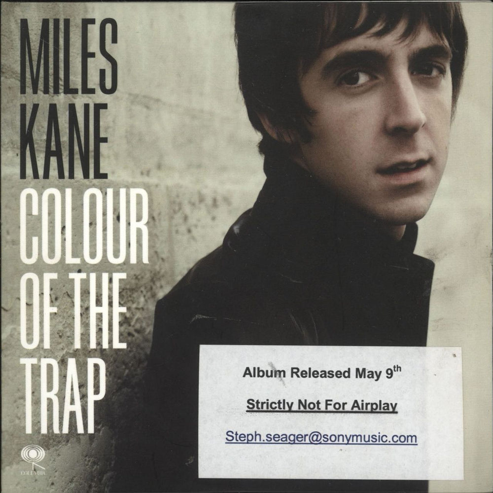 Miles Kane Colour Of The Trap UK Promo CD-R acetate