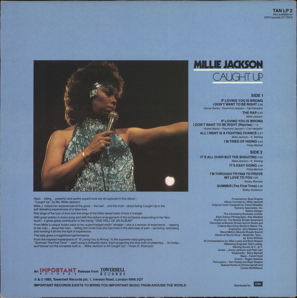 Millie Jackson Caught Up UK vinyl LP album (LP record)