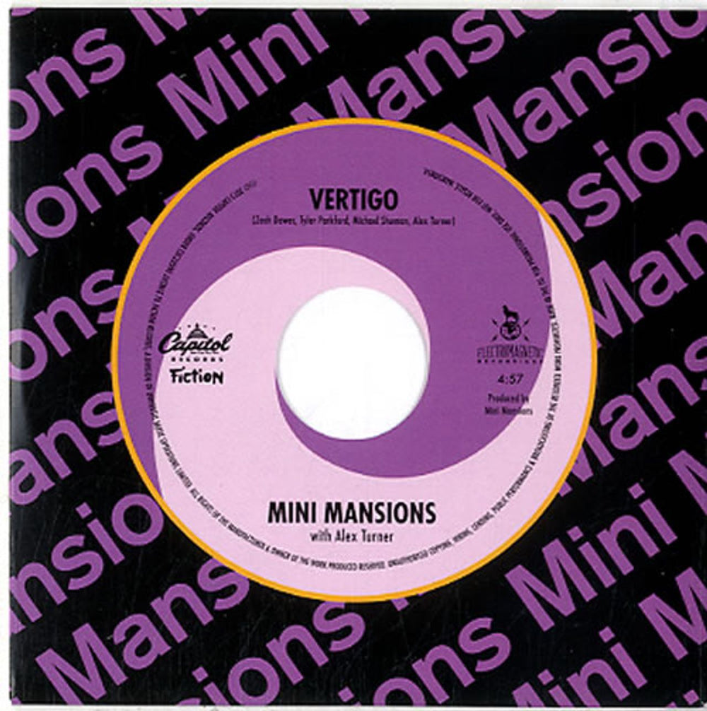 Mini Mansions Vertigo UK Promo CD single (CD5 / 5") MANSIONS4