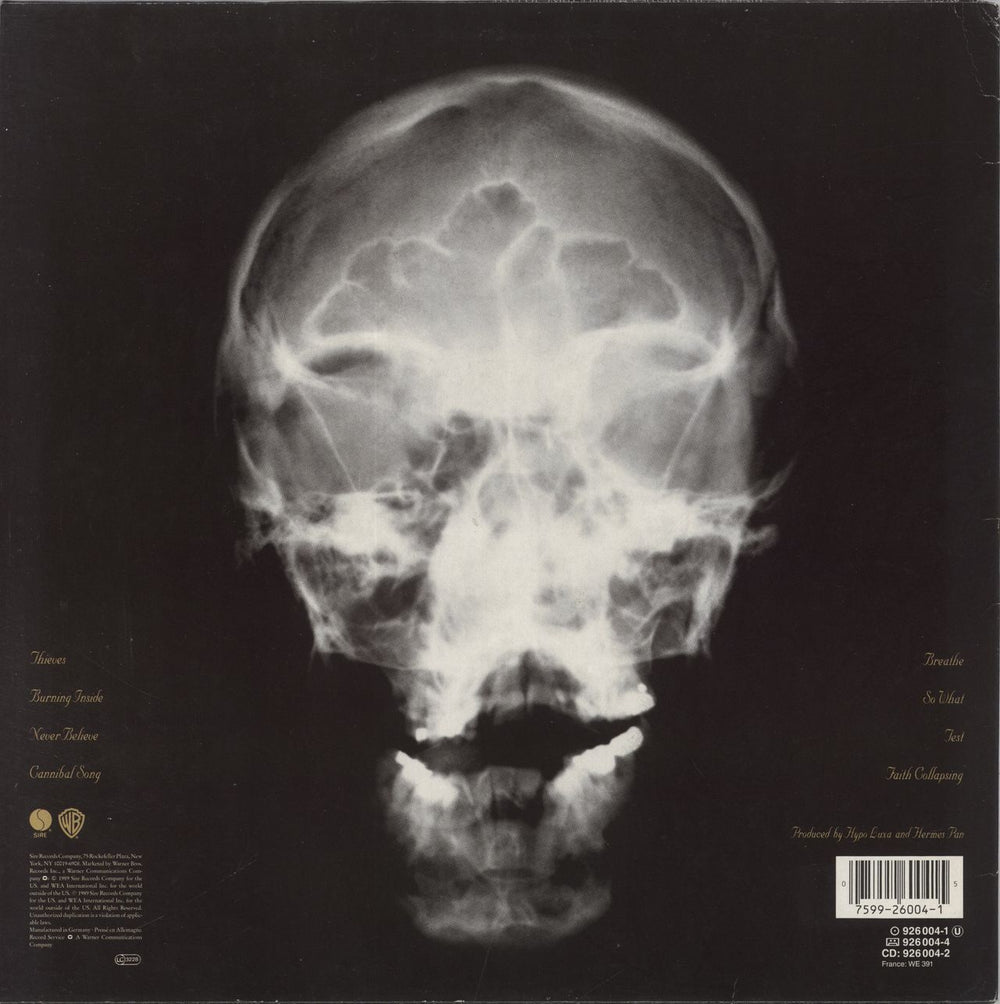 Ministry The Mind Is A Terrible Thing To Taste UK vinyl LP album (LP record) 075992600415