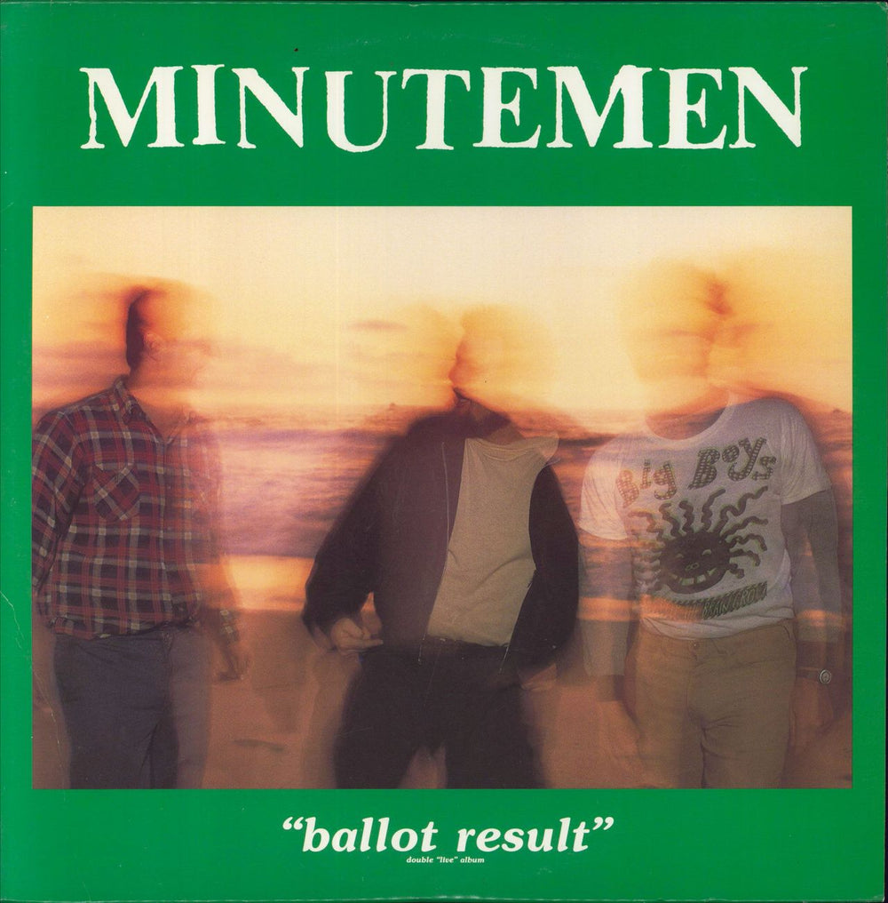 Minutemen Ballot Result - Green Vinyl US 2-LP vinyl record set (Double LP Album) SST068