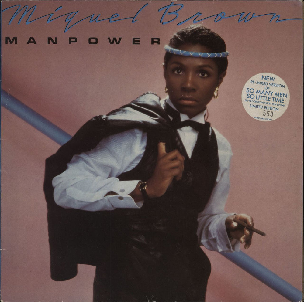 Miquel Brown Manpower UK vinyl LP album (LP record) SOHOLP1