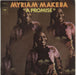 Miriam Makeba A Promise Italian vinyl LP album (LP record) 80511