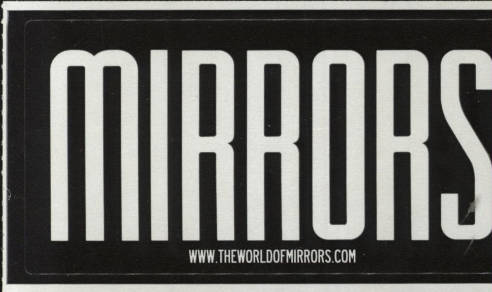 Mirrors The White EP - White Vinyl UK 7" vinyl single (7 inch record / 45)