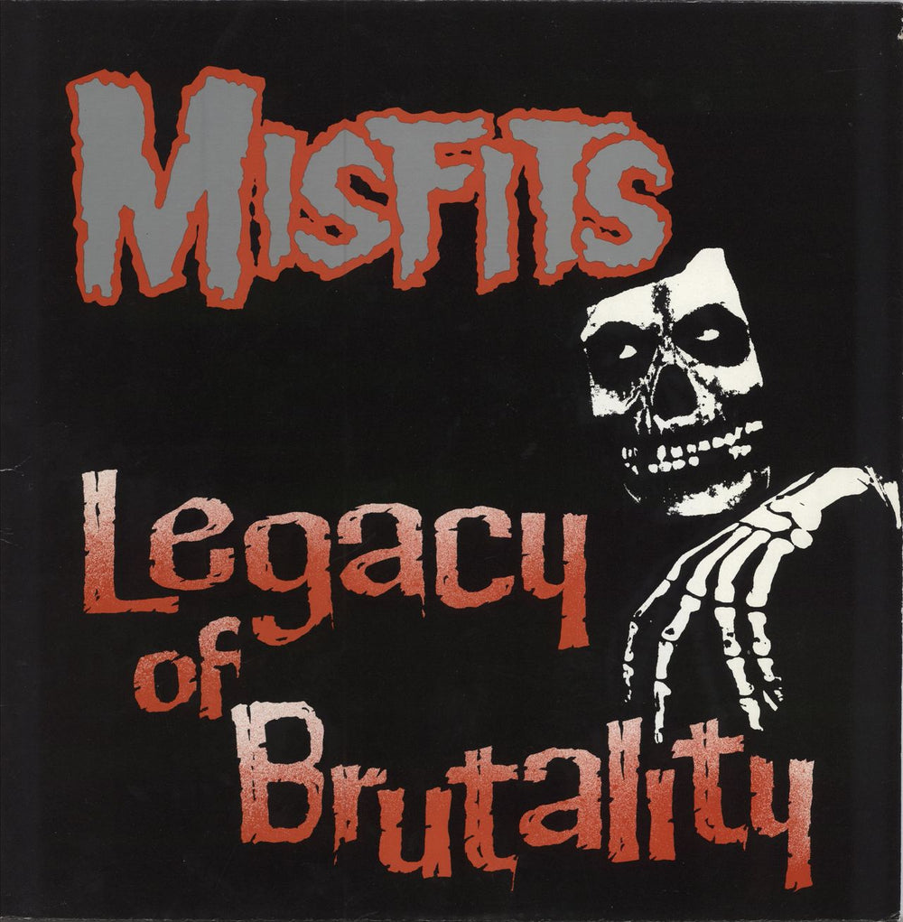 Misfits Legacy Of Brutality - 1989 US vinyl LP album (LP record) PL9-06