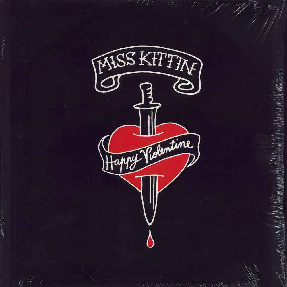 Miss Kittin Happy Violentine + Shrink UK 7" vinyl single (7 inch record / 45) 12NOMU140