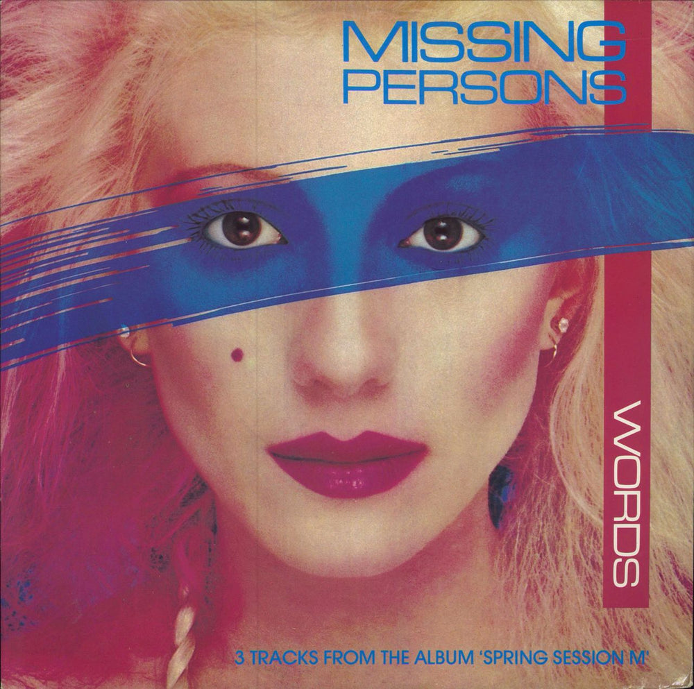 Missing Persons Words UK 12" vinyl single (12 inch record / Maxi-single) 12CL283