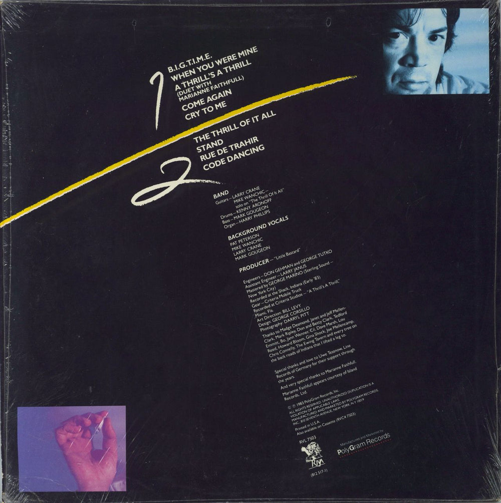 Mitch Ryder Never Kick A Sleeping Dog US vinyl LP album (LP record)