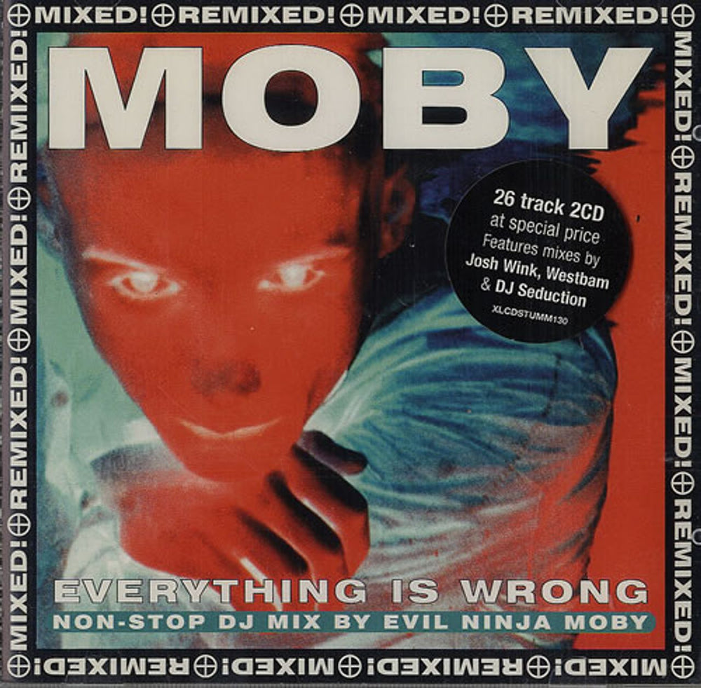 Moby Everythging Is Wrong [DJ Mix Album] UK 2 CD album set (Double CD) XLCDSTUMM130