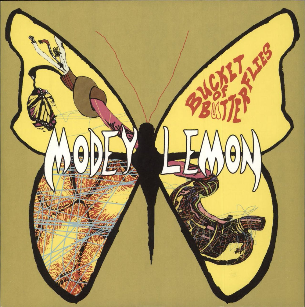 Modey Lemon Bucket Of Butterflies UK 7" vinyl single (7 inch record / 45) MUTE341