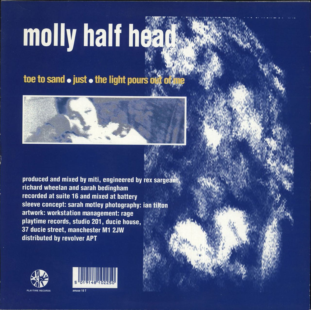 Molly Half Head Toe To Sand UK 10" vinyl single (10 inch record) 5019148102250