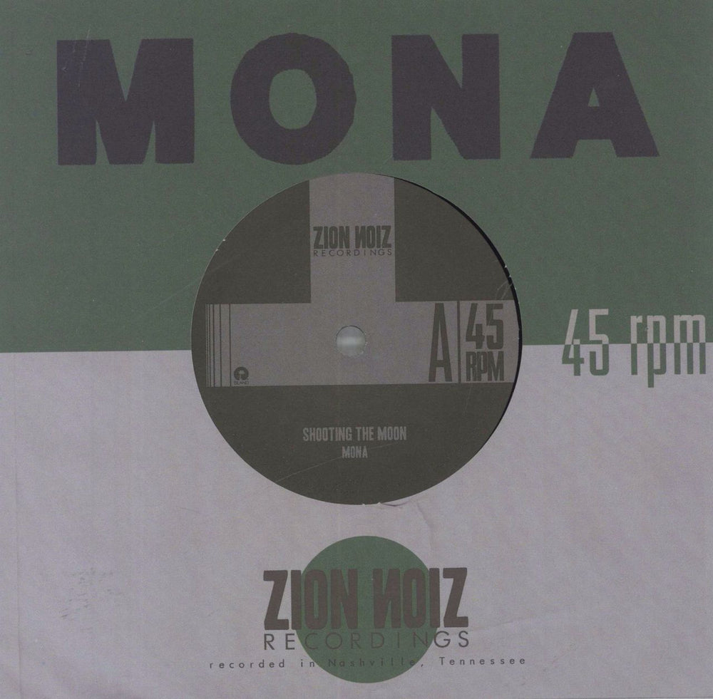 Mona Shooting The Moon US 7" vinyl single (7 inch record / 45) 2777707