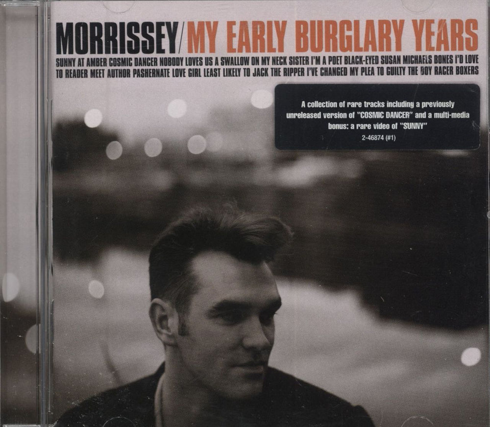 Morrissey My Early Burglary Years US CD album (CDLP) 946874-2