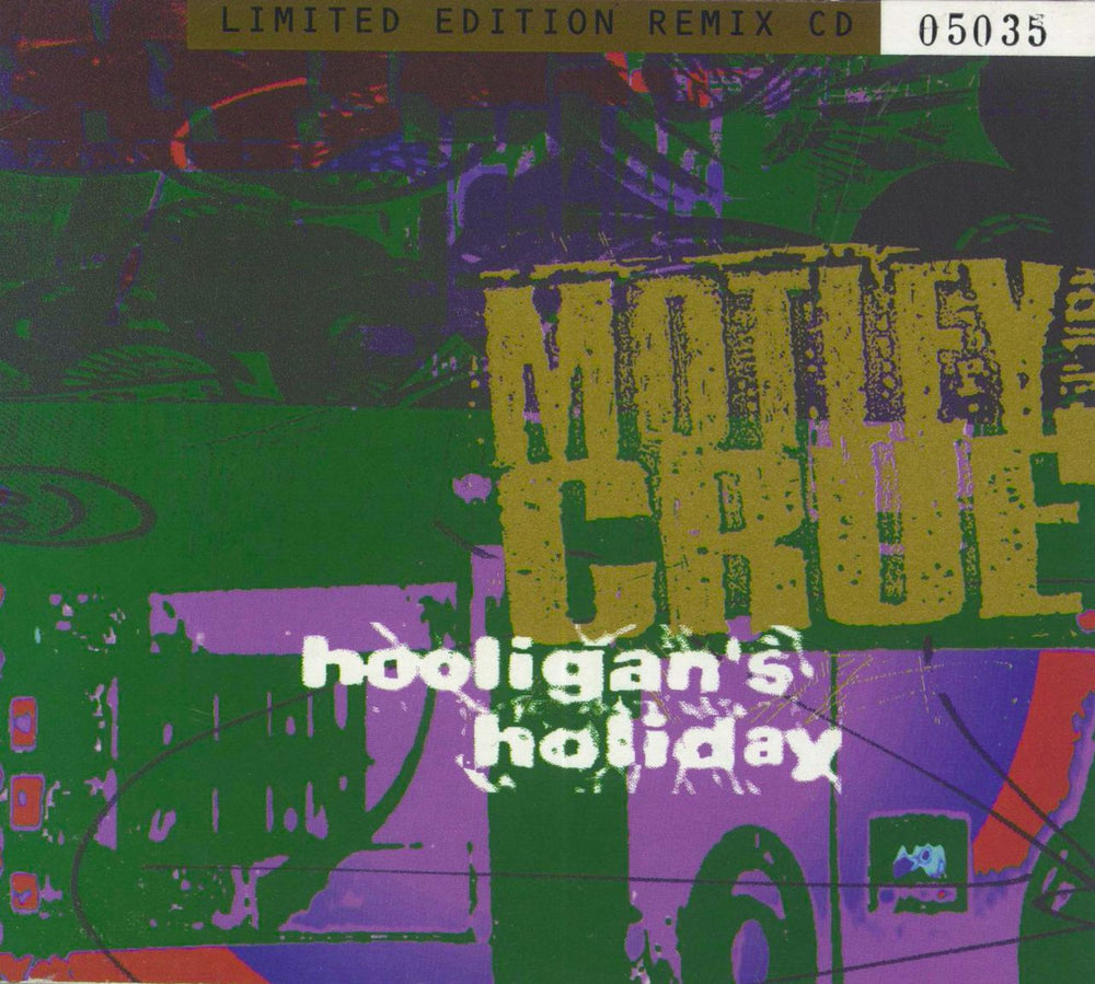 Motley Crue Hooligan's Holiday - Digipak UK CD single (CD5 / 5") EKR180CDX